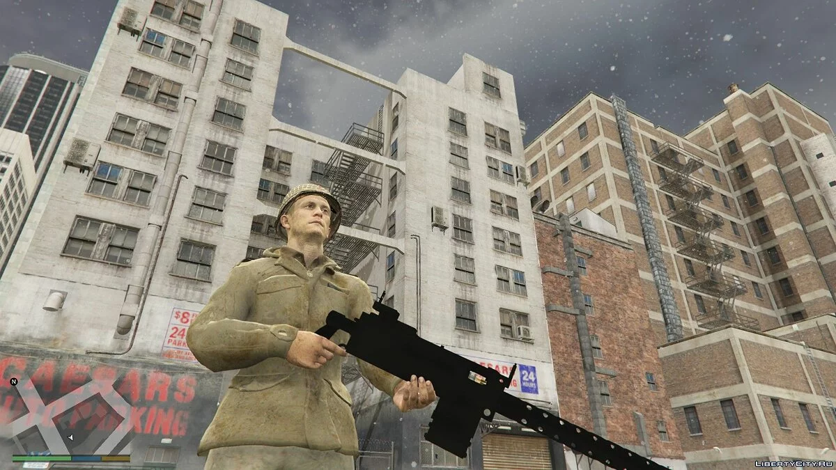 Browning M1919A4 анимированный / GTA 5