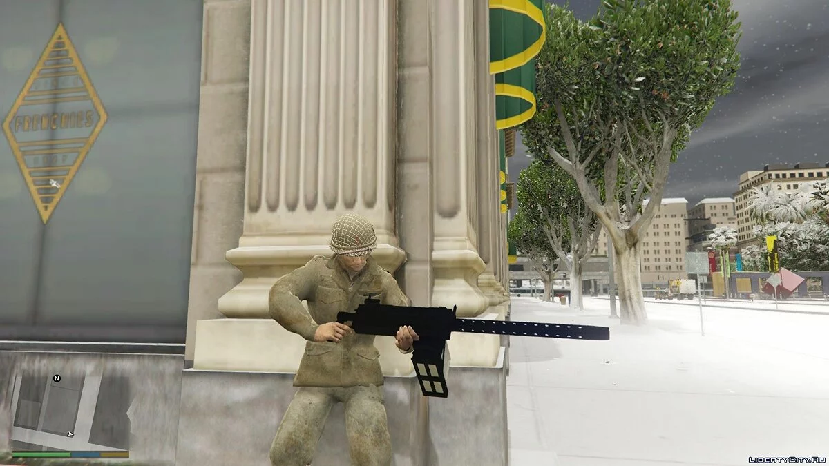 Browning M1919A4 анимированный / GTA 5