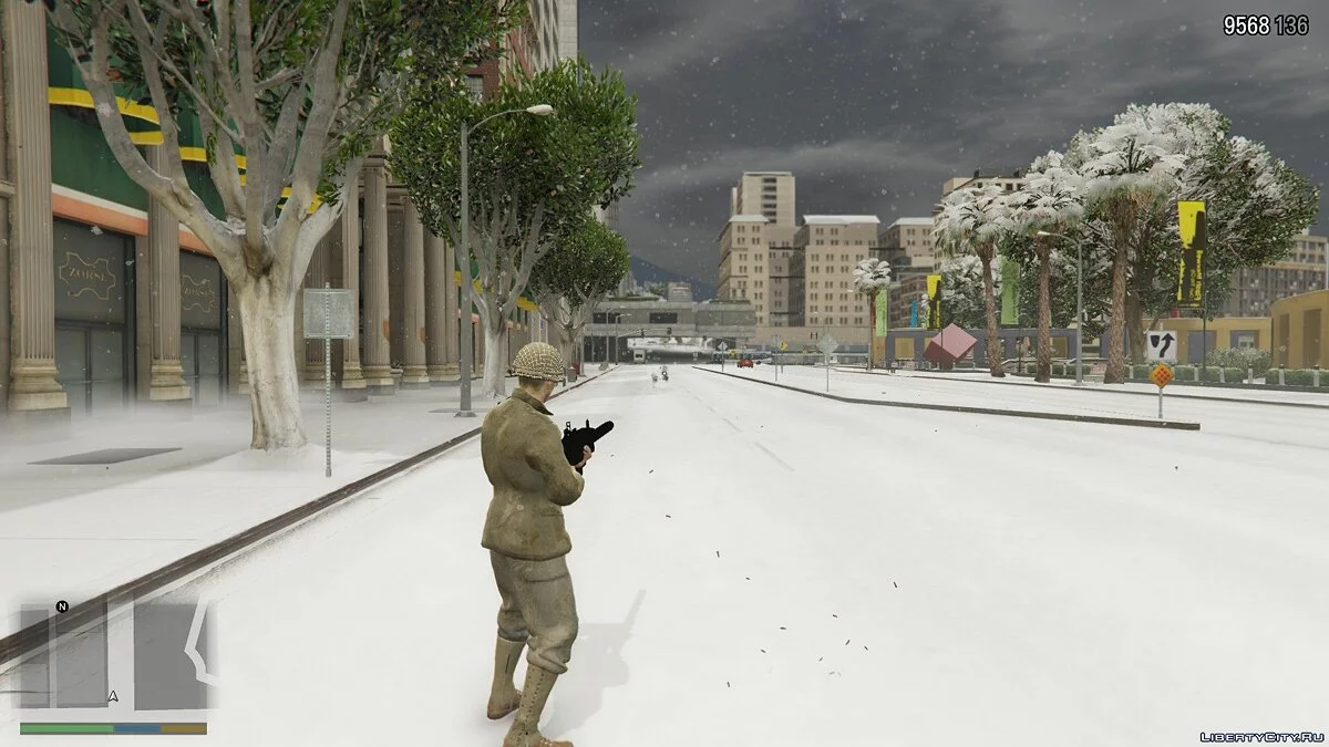 Browning M1919A4 анимированный / GTA 5