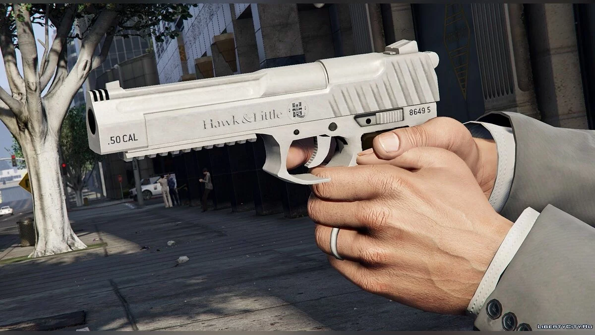 Белый пистолет / GTA 5
