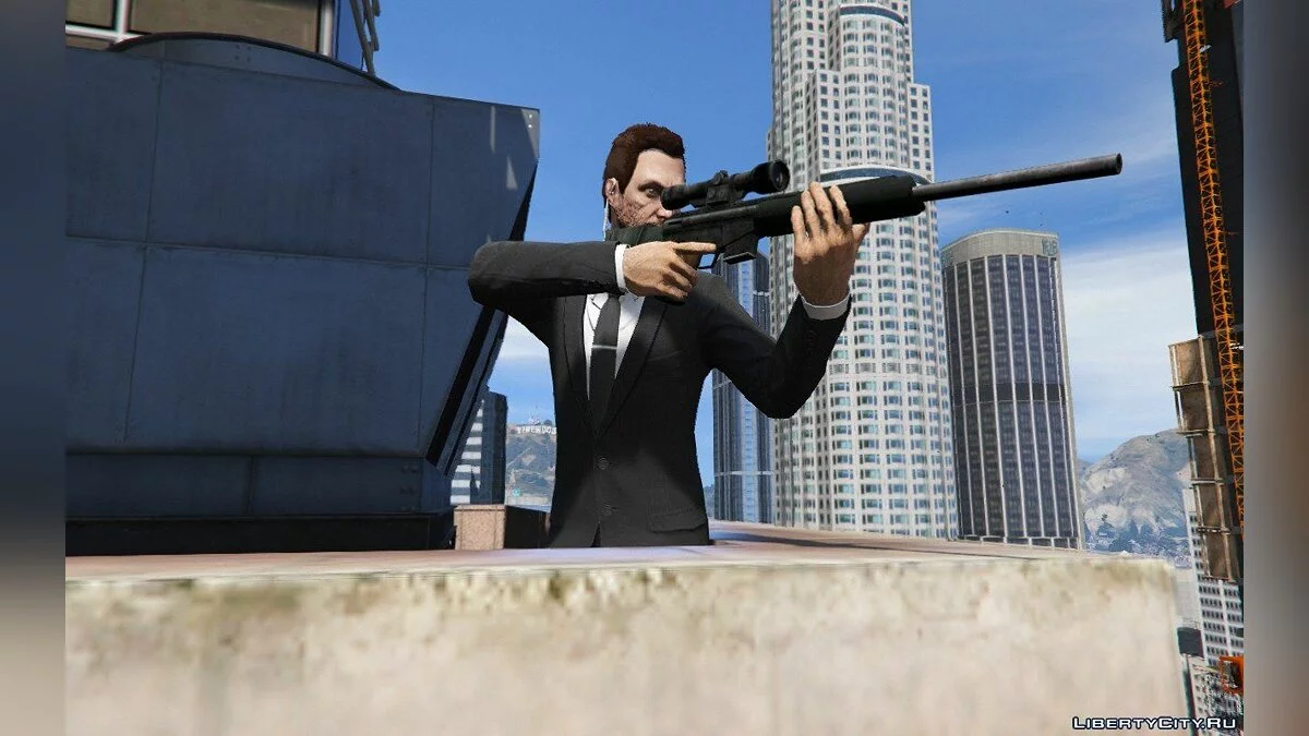 Большой прицел для снайперской винтовки / GTA 5