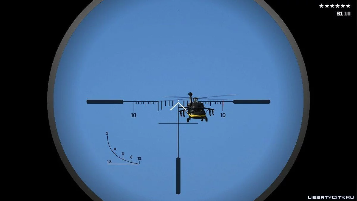 Большой прицел для снайперской винтовки / GTA 5