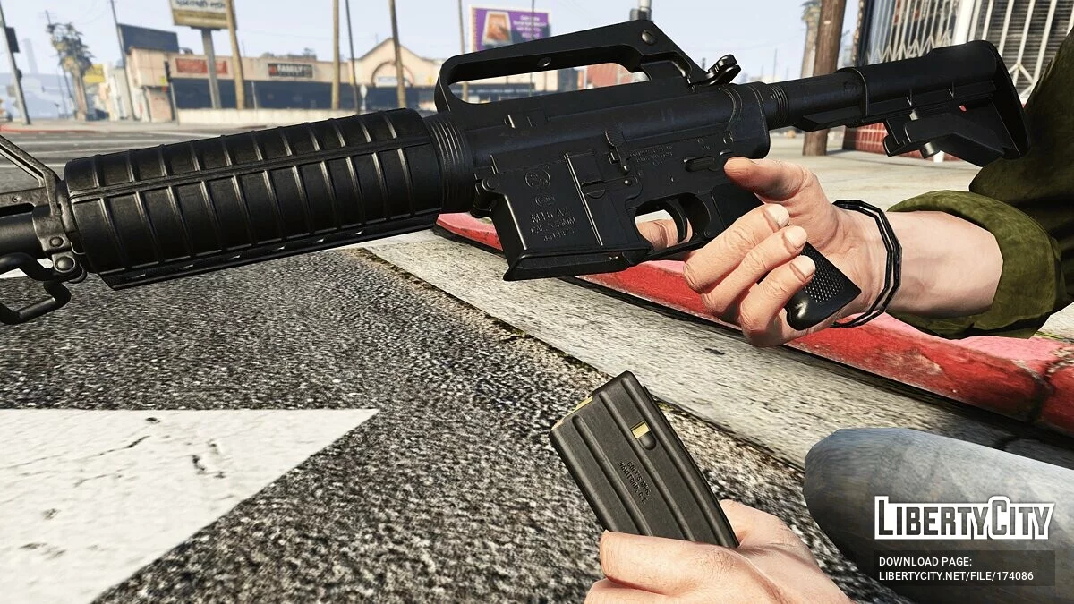 Colt CAR-15 [Анимированный] / GTA 5