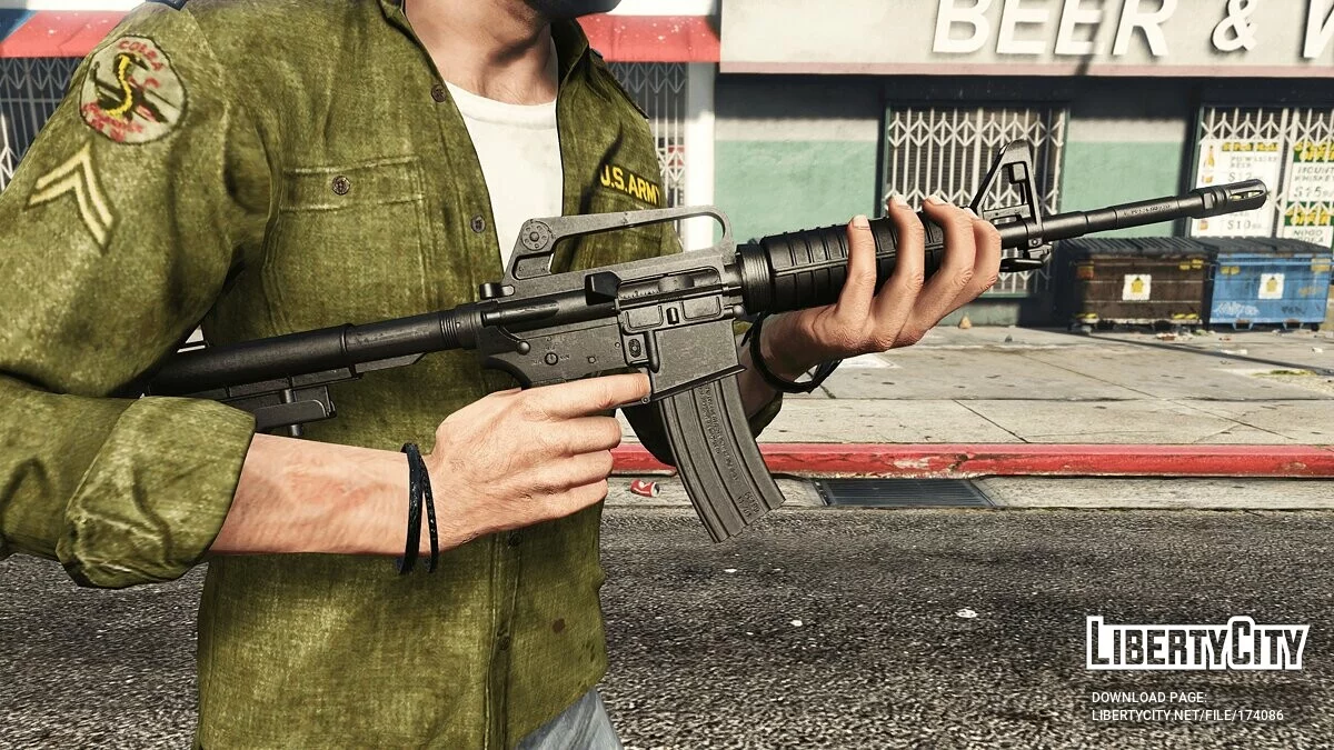 Colt CAR-15 [Анимированный] / GTA 5