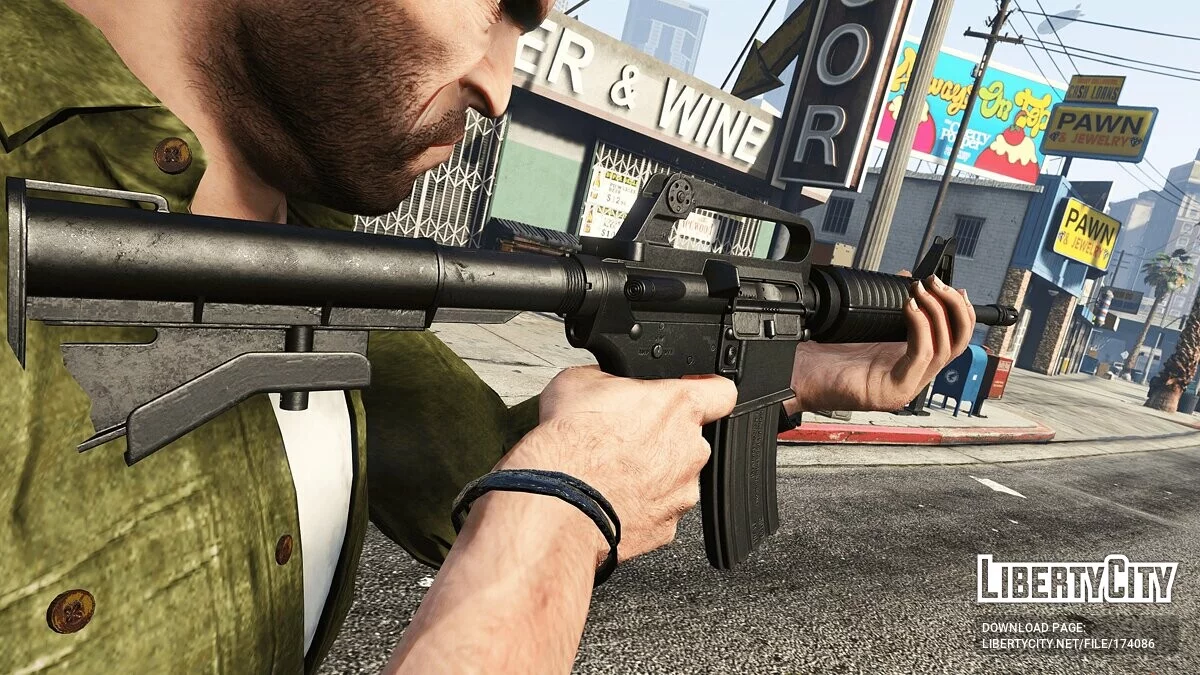 Colt CAR-15 [Анимированный] / GTA 5