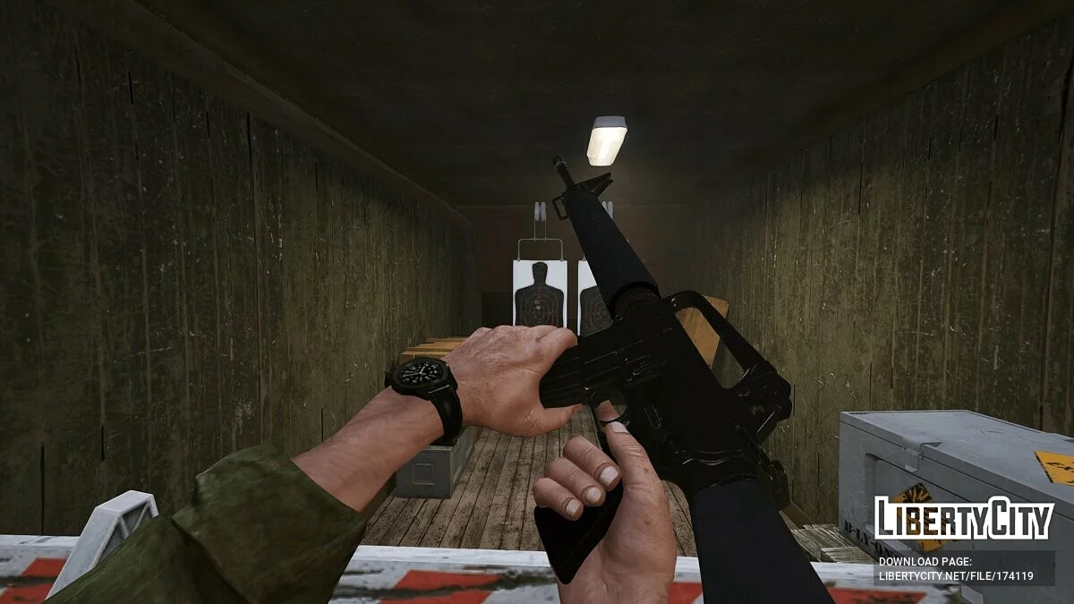 Colt M16A2 [Анимированный] 1.1 / GTA 5