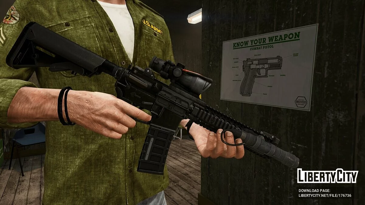 [INS2] MK18 Mod 1 CQBR 1.0 / GTA 5
