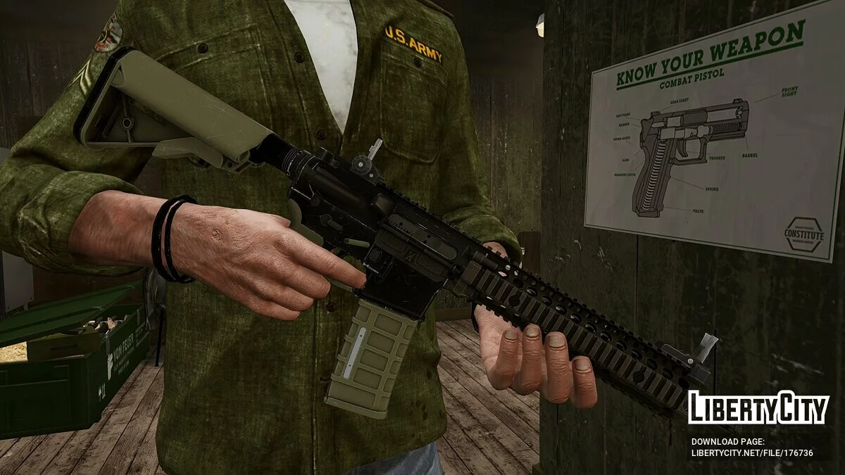 [INS2] MK18 Mod 1 CQBR 1.0 / GTA 5