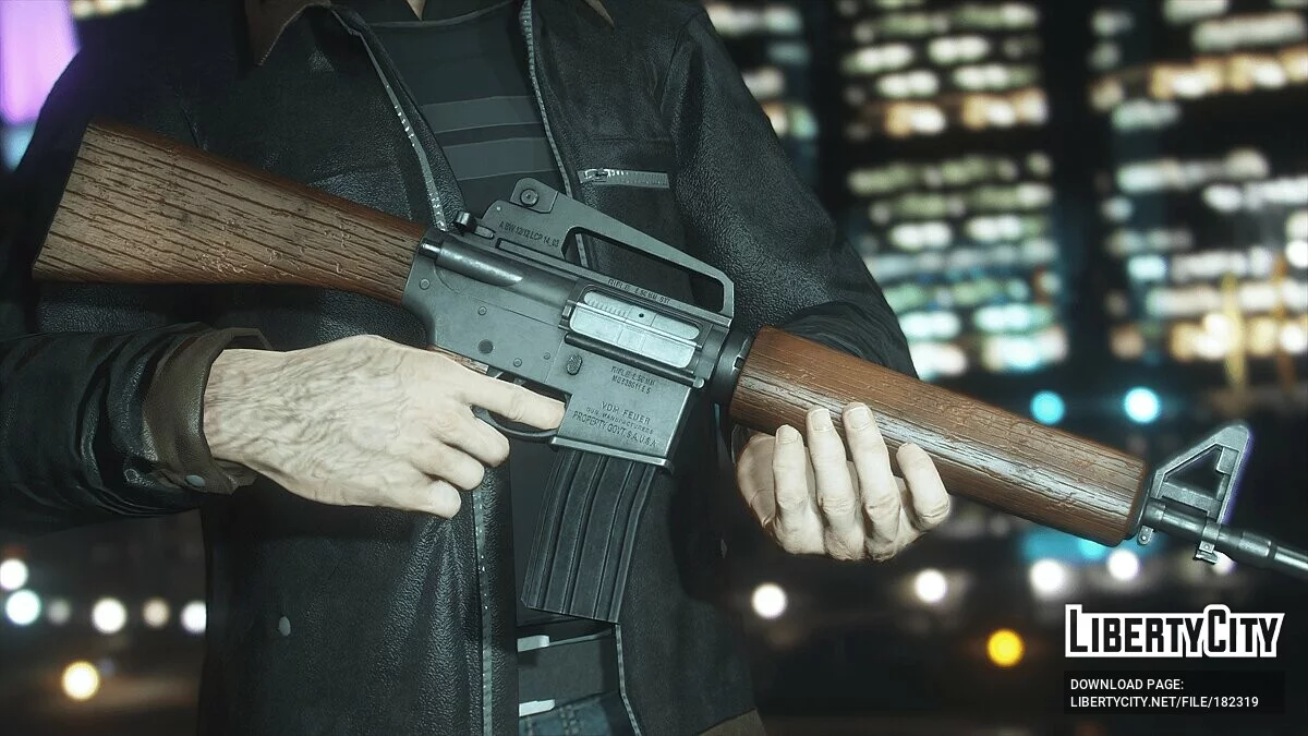 Service Carbine Wooden Skin [Replace | Tints | Lore-Friendly] 1.0 / GTA 5