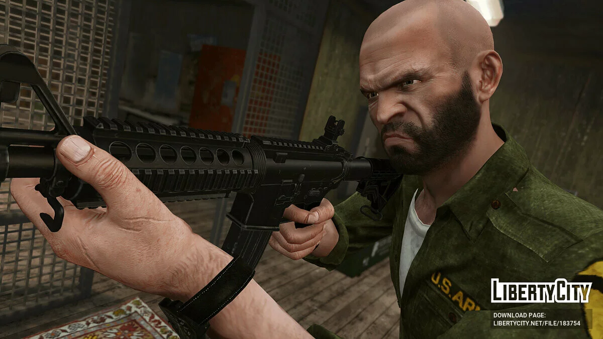 Colt M4A1 Carbine [Animated] 1.1 / GTA 5