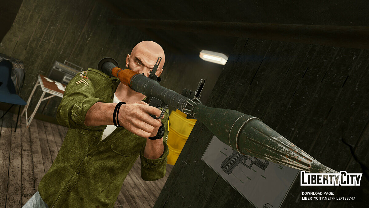 Замена w_lr_rpg_rocket+hi.ytd в GTA 5 (10 файлов)