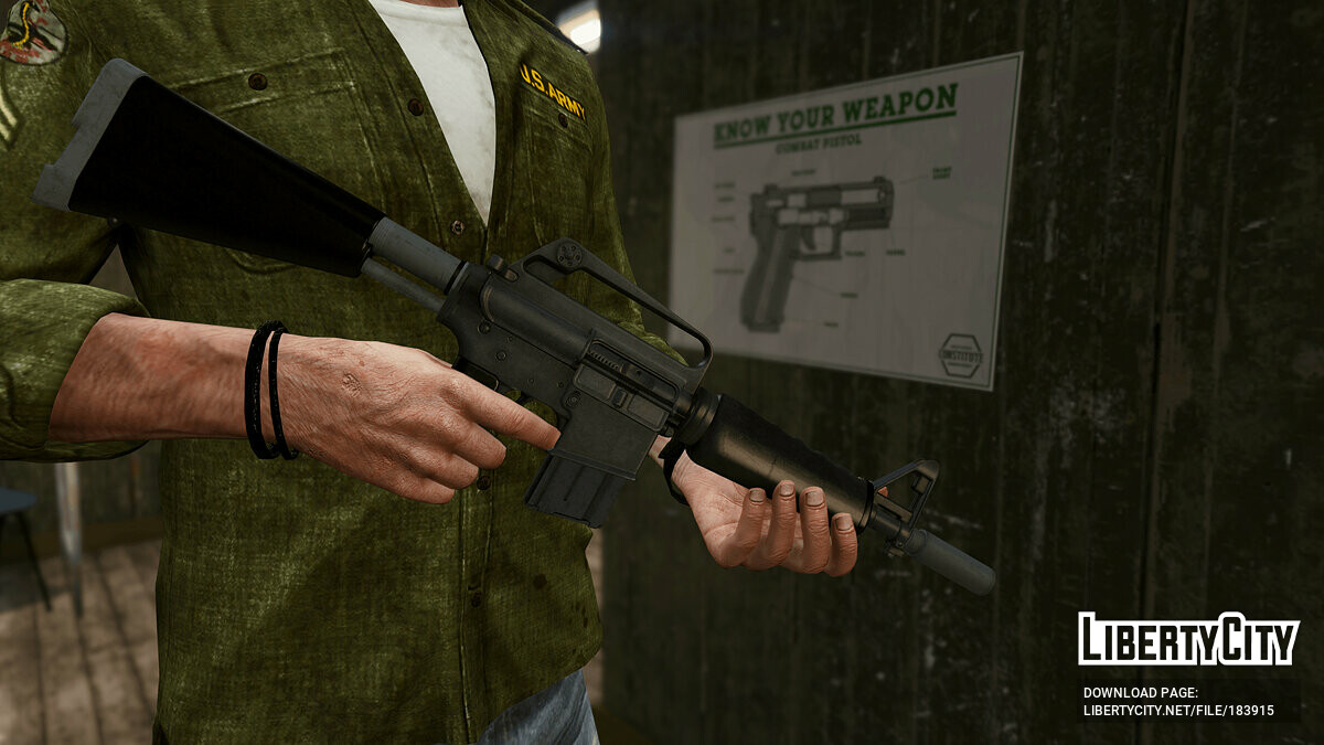 Замена w_ar_carbinerifle+hi.ytd в GTA 5 (39 файлов)