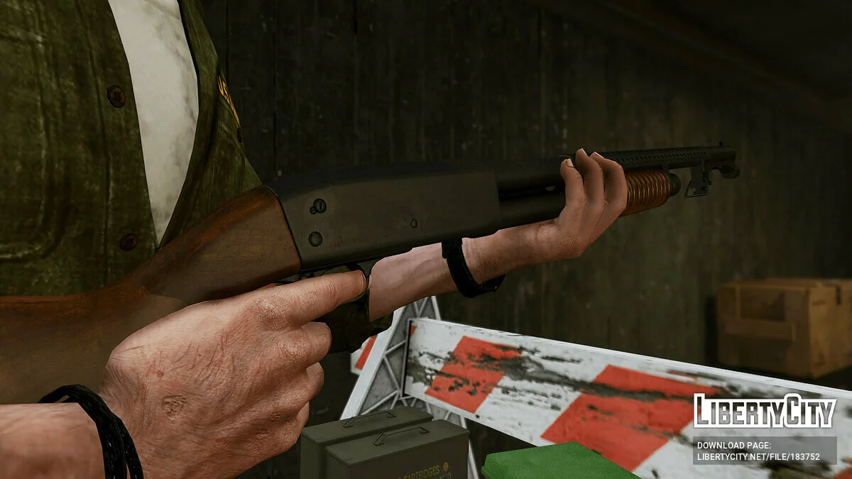 [RS2V] Ithaca M37 'Trench Gun' / GTA 5