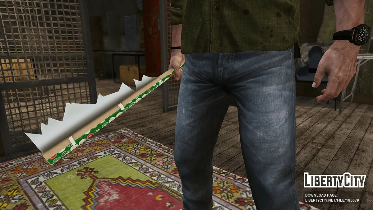 Christmas Wrapping Paper Bat / GTA 5