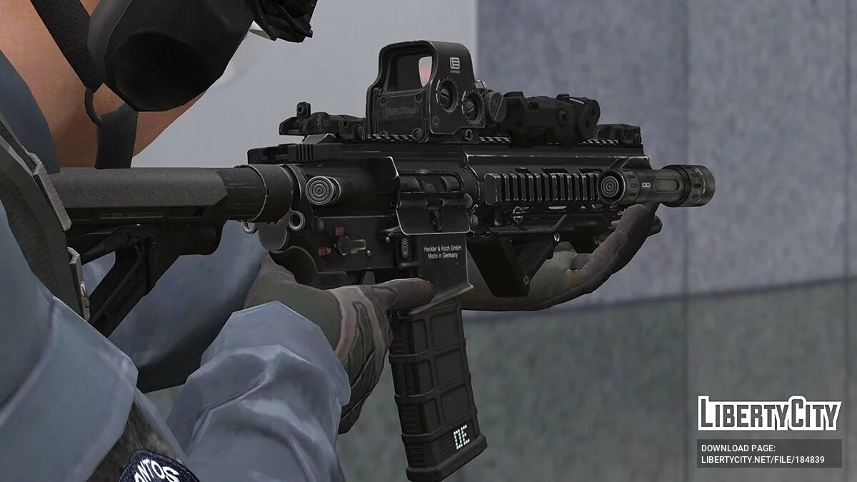 HK-416 from Escape From Tarkov / GTA 5