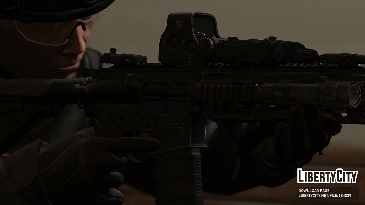 HK-416 from Escape From Tarkov / GTA 5