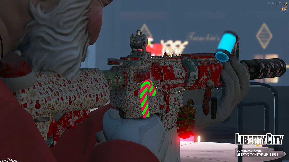 M4A4 на тему Нового Года / GTA 5