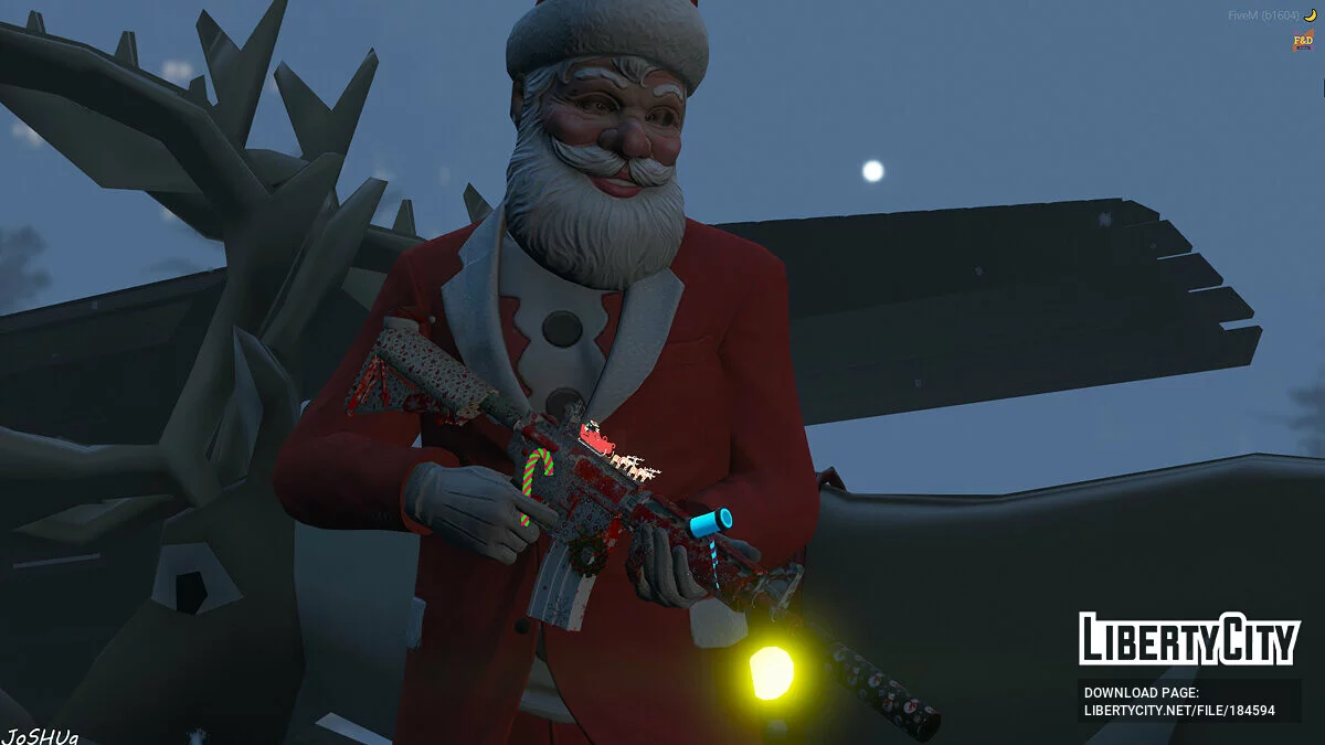 M4A4 на тему Нового Года / GTA 5