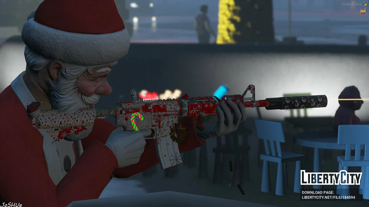 M4A4 на тему Нового Года / GTA 5