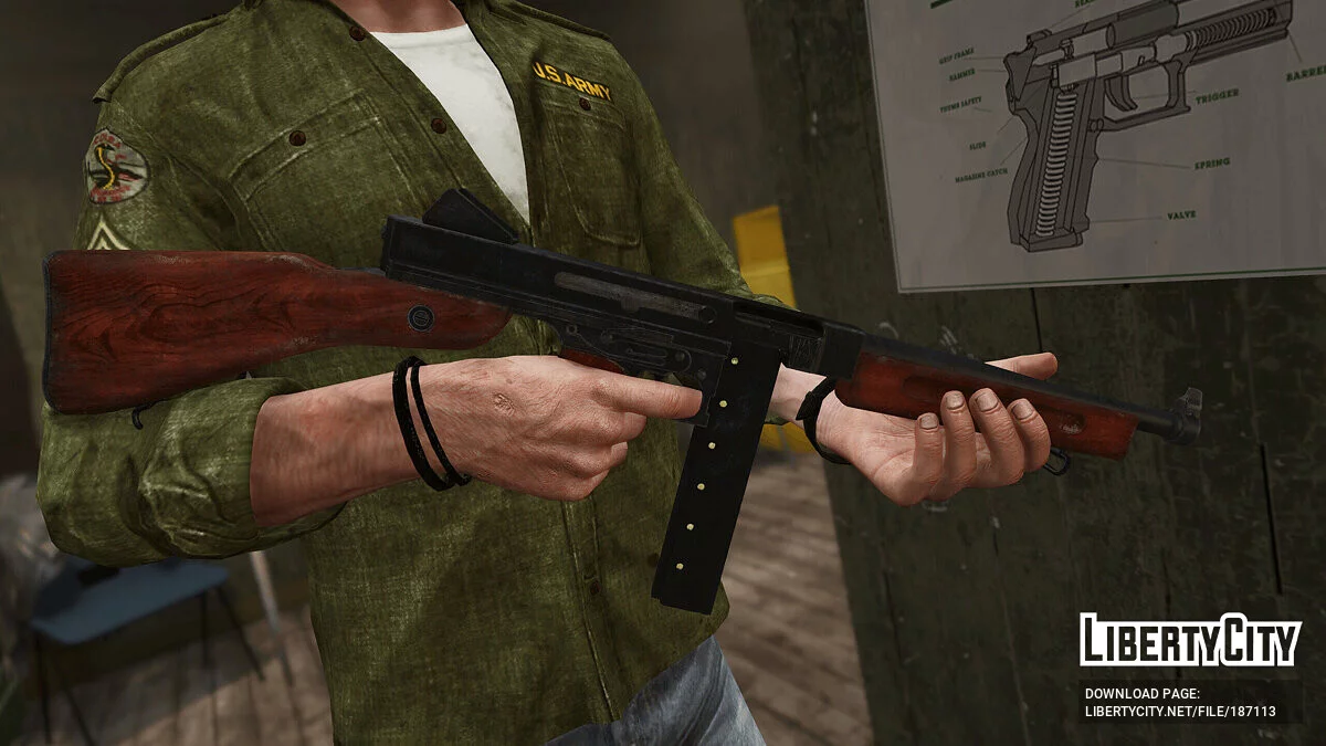 Thompson M1A1 1.0 / GTA 5