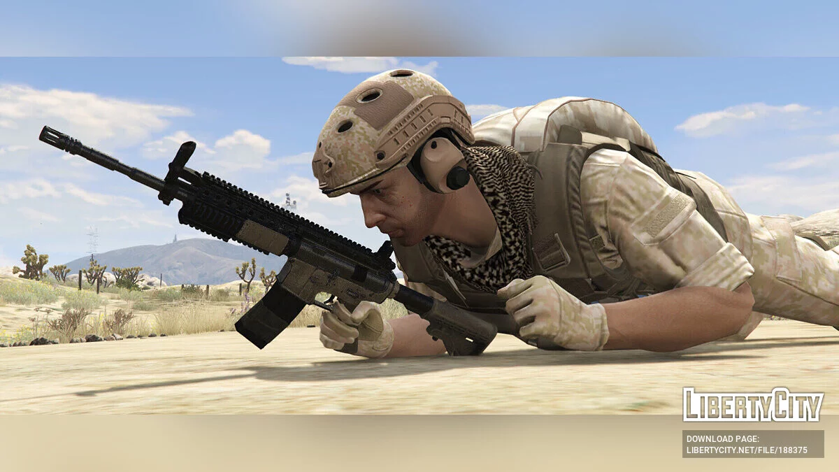 M4A1 из Call of Duty: Modern Warfare 2 Remastered 1.0 / GTA 5