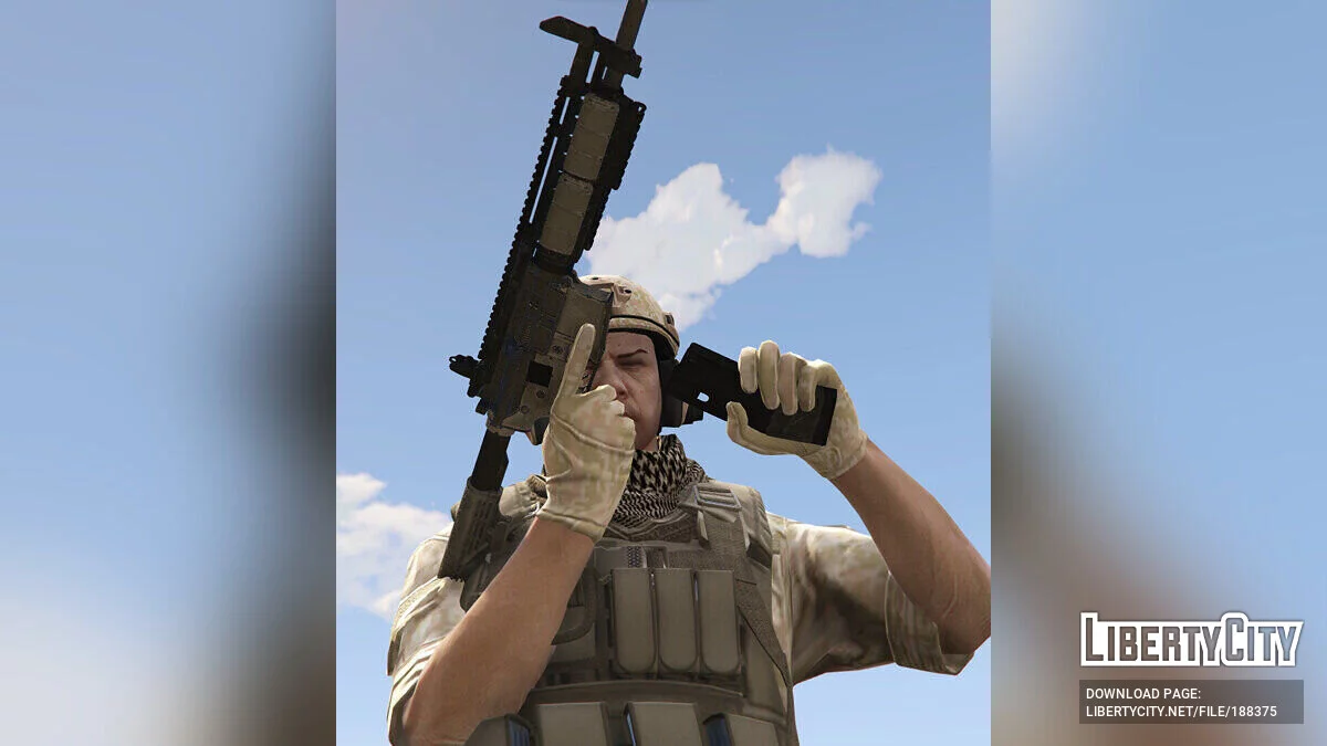 M4A1 из Call of Duty: Modern Warfare 2 Remastered 1.0 / GTA 5