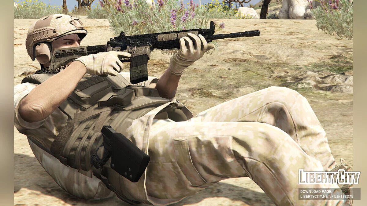 M4A1 из Call of Duty: Modern Warfare 2 Remastered 1.0 / GTA 5