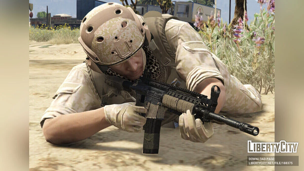 M4A1 из Call of Duty: Modern Warfare 2 Remastered 1.0 / GTA 5