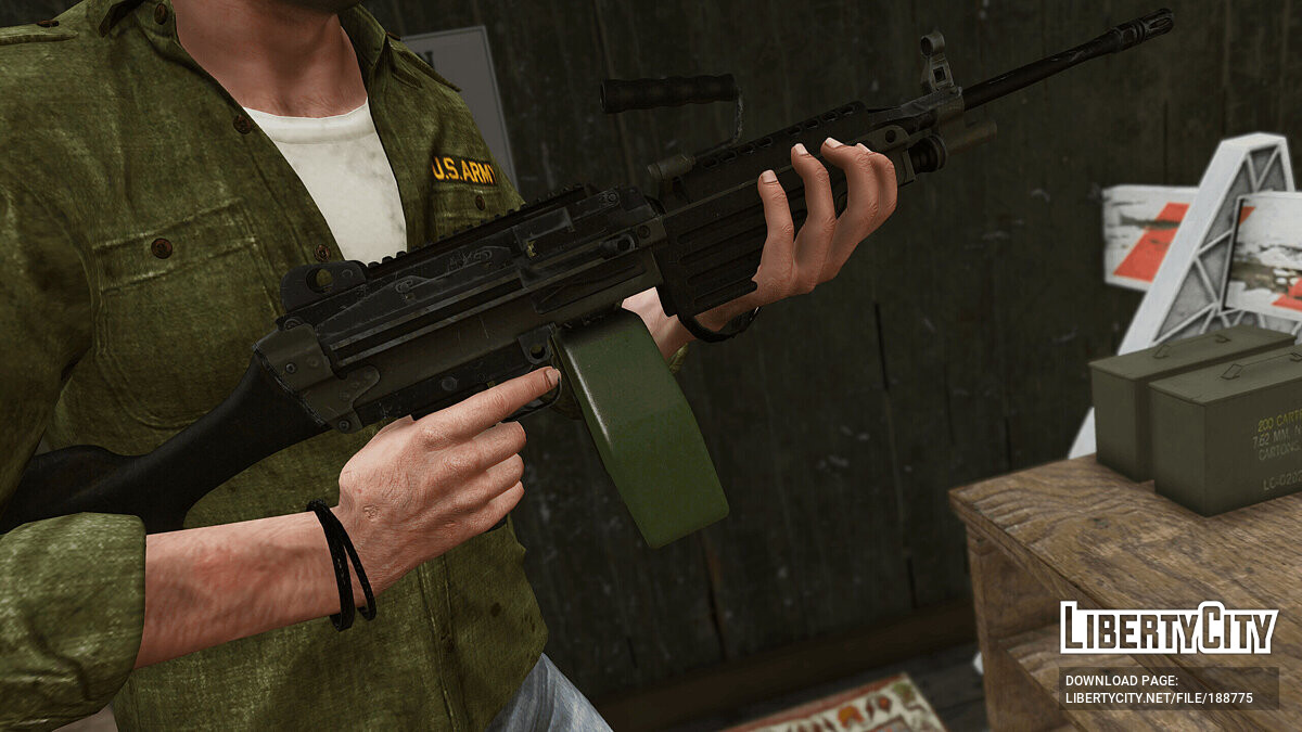 Скачать [INS2] FN M249-E2 SAW 1.0 для GTA 5