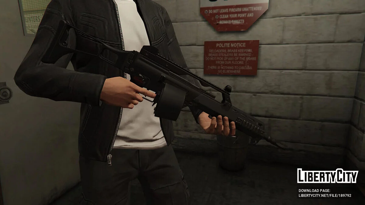 [INS:S] Heckler & Koch G36K [Replace | Animated] 1.0 / GTA 5