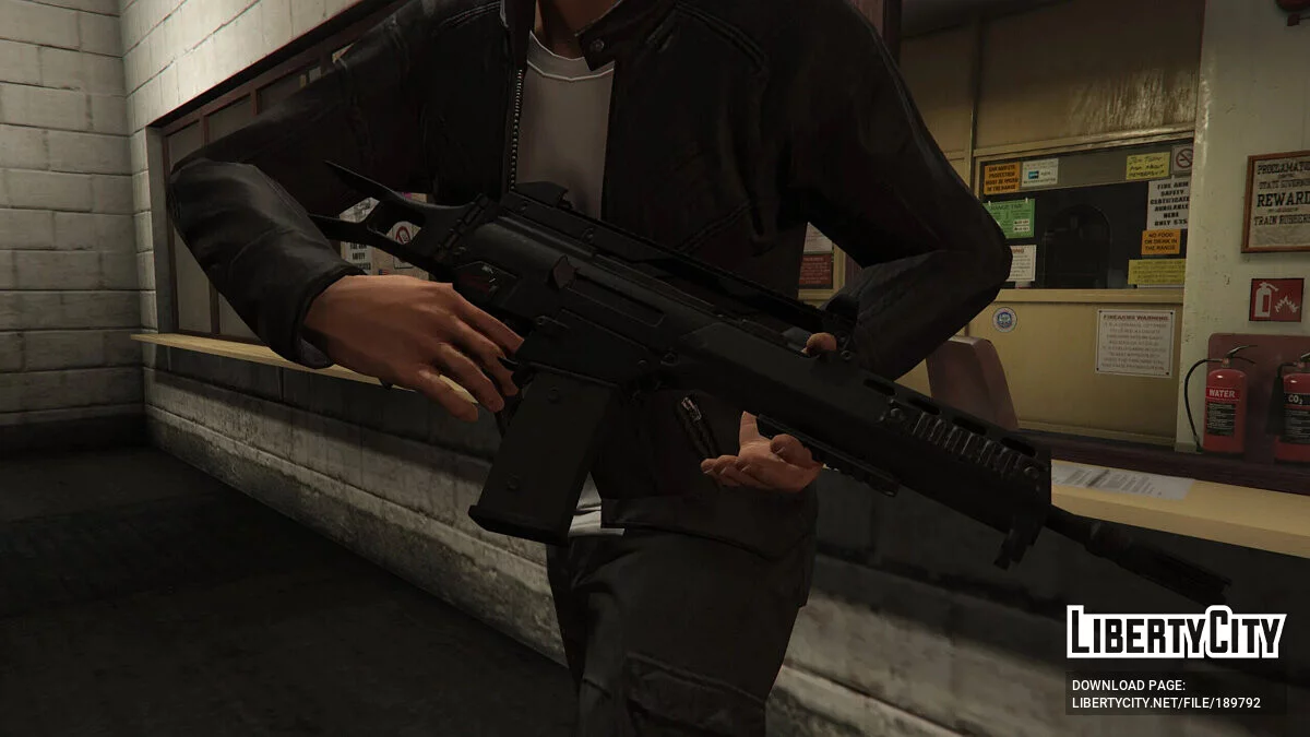 [INS:S] Heckler & Koch G36K [Replace | Animated] 1.0 / GTA 5