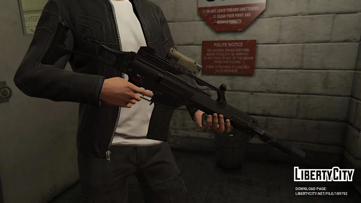 [INS:S] Heckler & Koch G36K [Replace | Animated] 1.0 / GTA 5