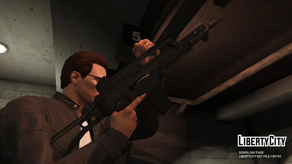 [INS:S] Heckler & Koch G36K [Replace | Animated] 1.0 / GTA 5