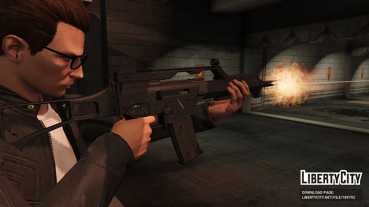 [INS:S] Heckler & Koch G36K [Replace | Animated] 1.0 / GTA 5