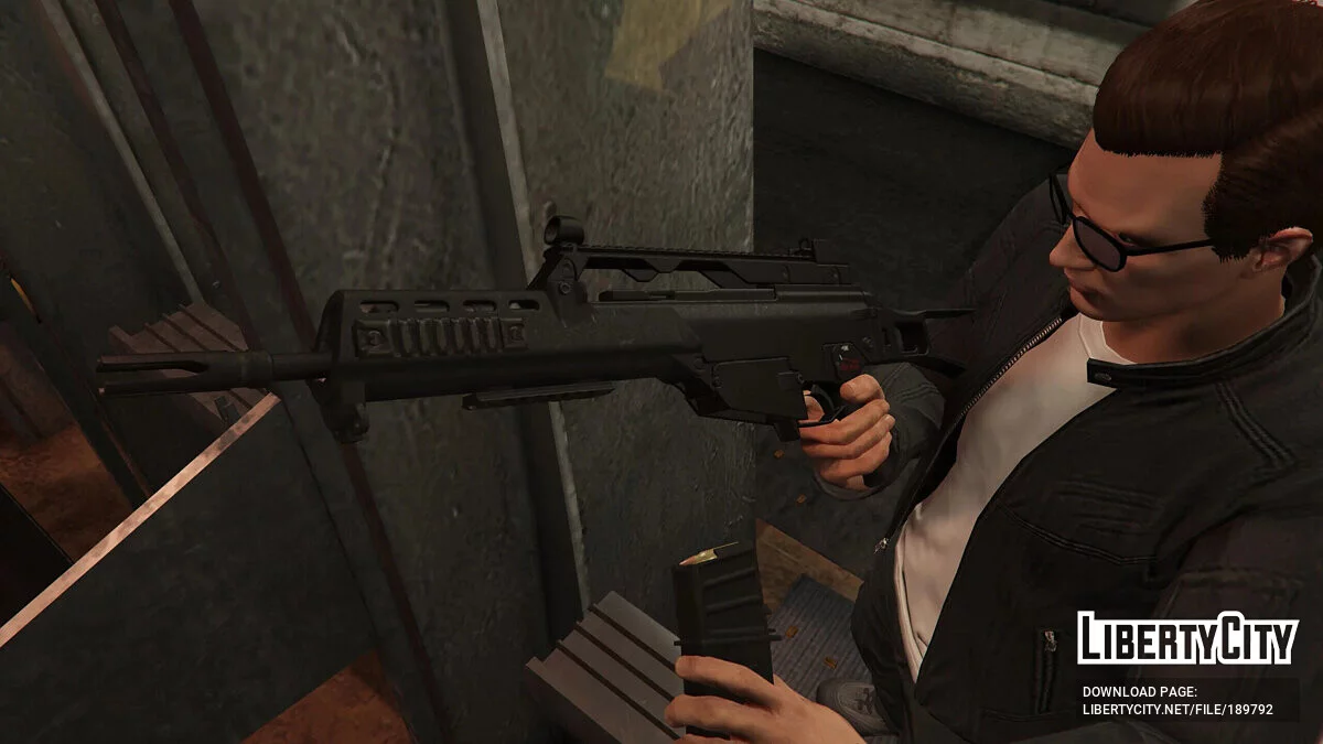 [INS:S] Heckler & Koch G36K [Replace | Animated] 1.0 / GTA 5