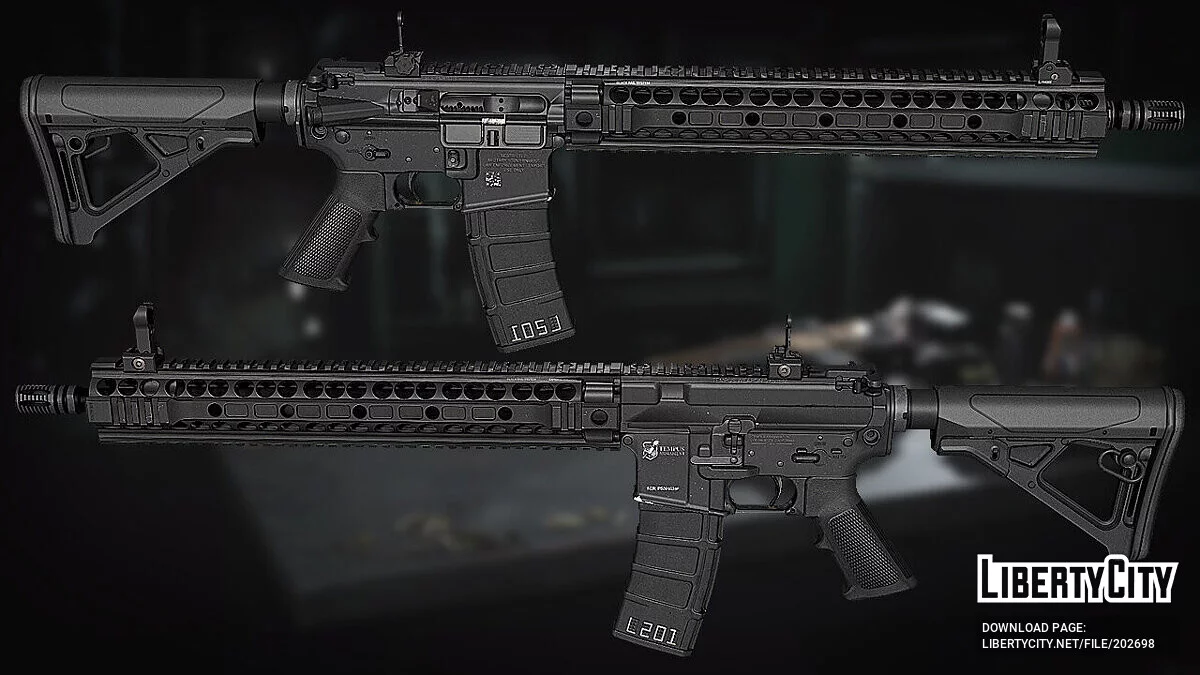 AR-15 Custom [Animated] 1.0 / GTA 5