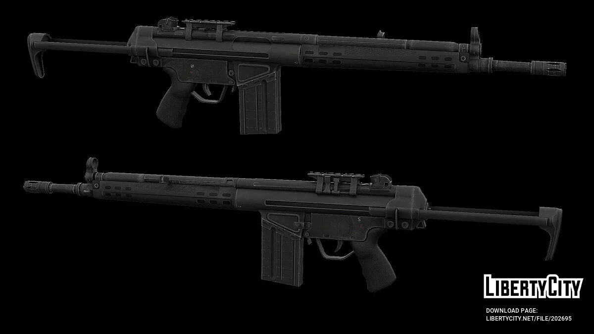 G3 Battlerifle [Animated] 1.0 / GTA 5