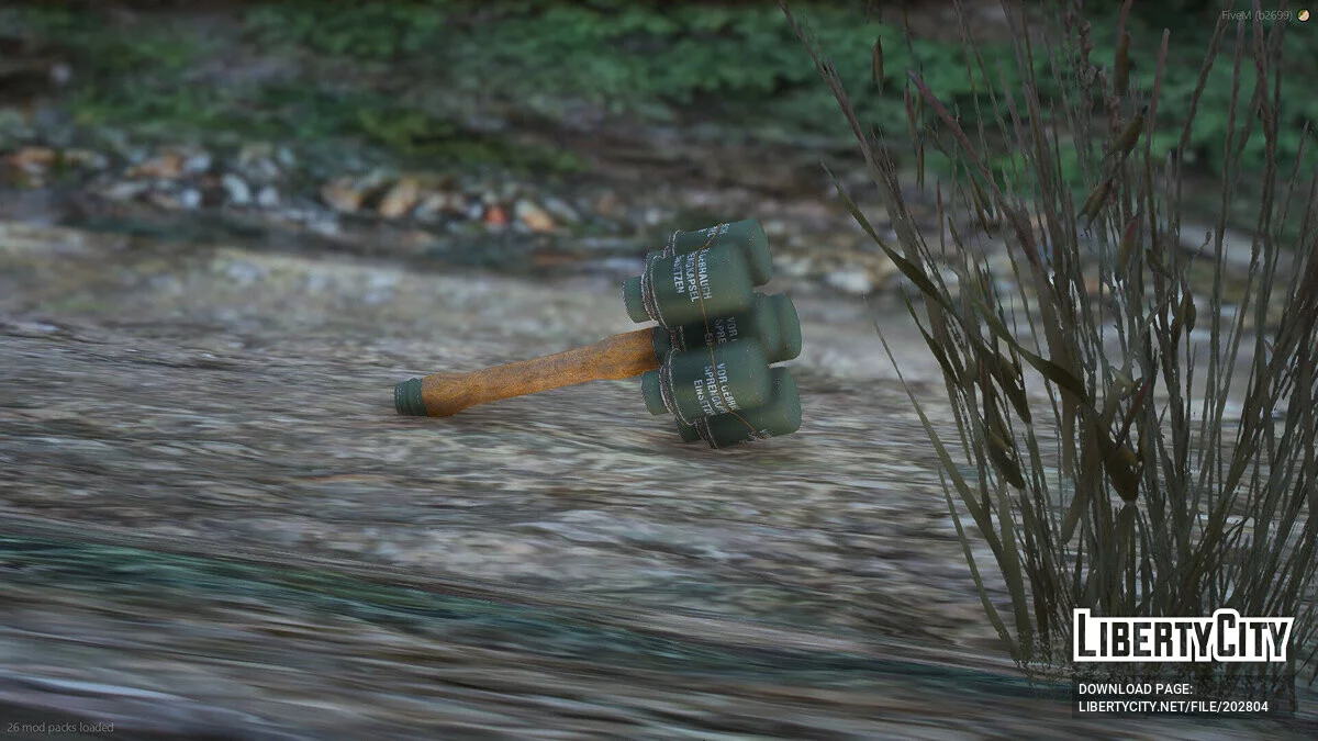 M24 Anti-Tank Grenade (Stiehlhandgranate 24) [FiveM + SP] / GTA 5