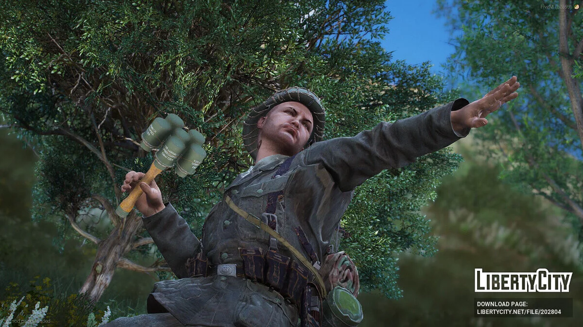 M24 Anti-Tank Grenade (Stiehlhandgranate 24) [FiveM + SP] / GTA 5