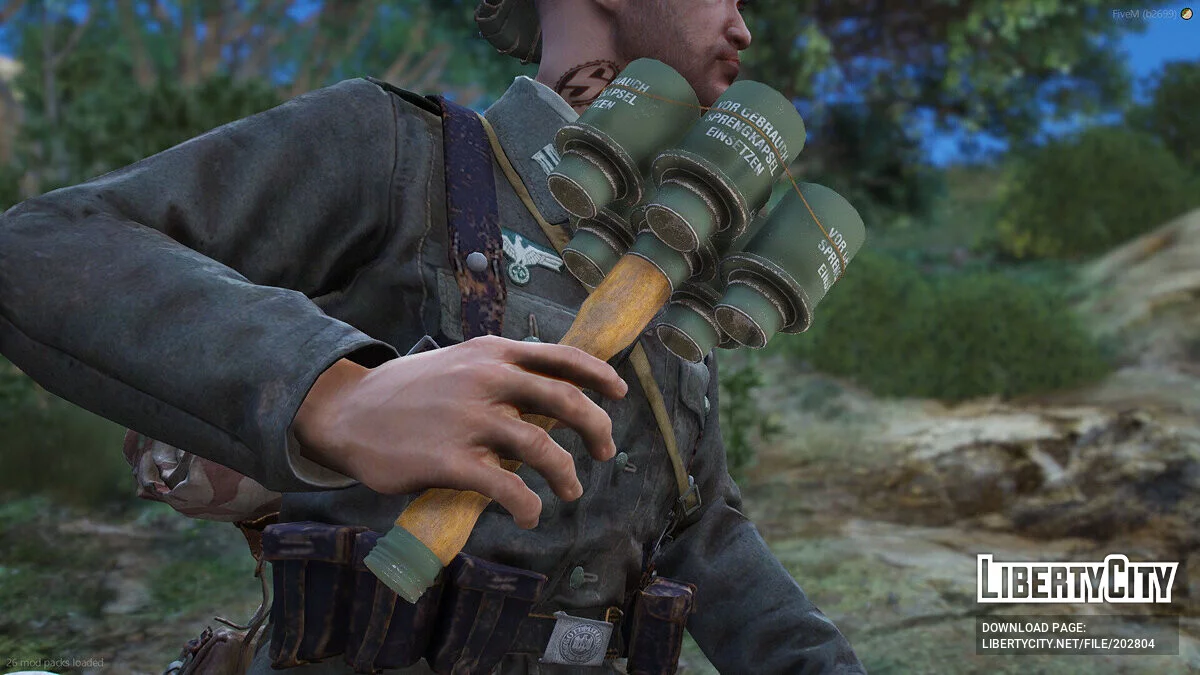 M24 Anti-Tank Grenade (Stiehlhandgranate 24) [FiveM + SP] / GTA 5