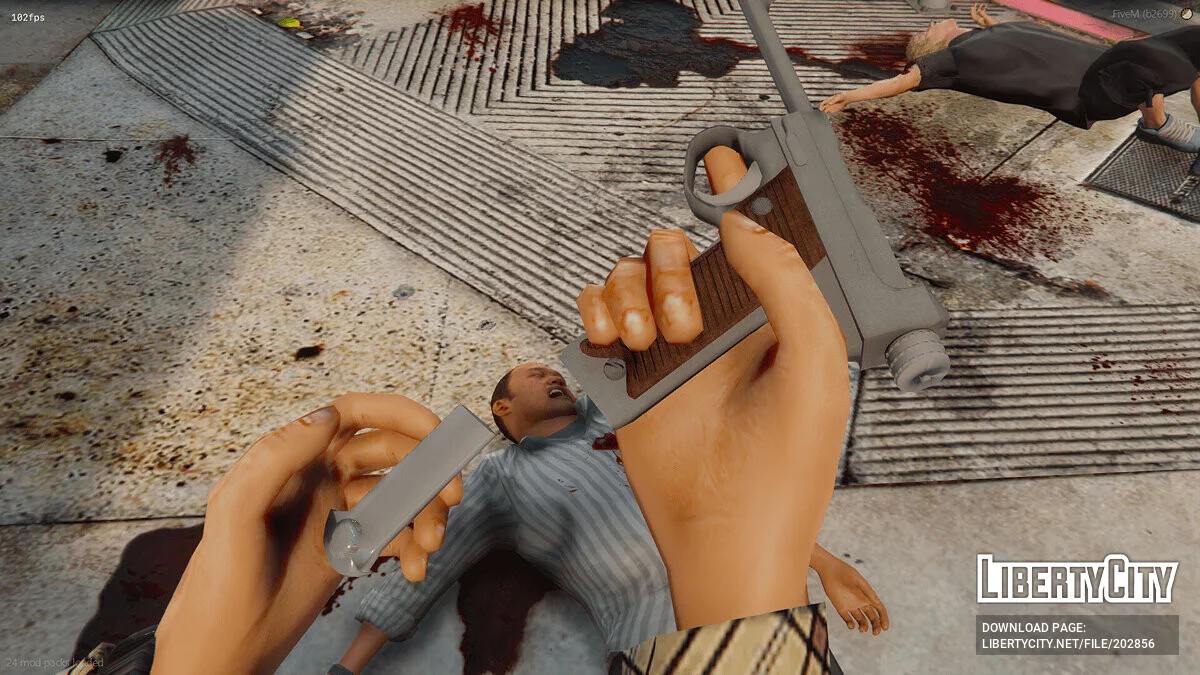 Nambu pistol (Type 14) [FiveM + SP] / GTA 5