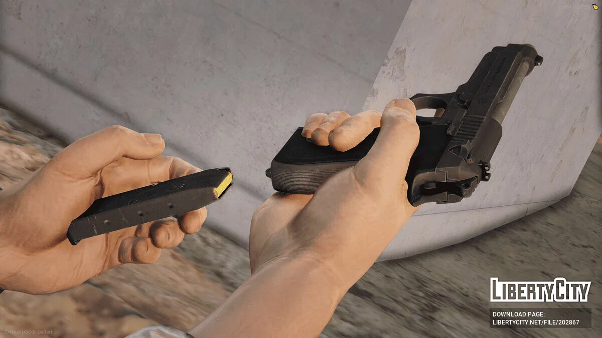 [RoN] Beretta 92FS (FiveM + SP) / GTA 5