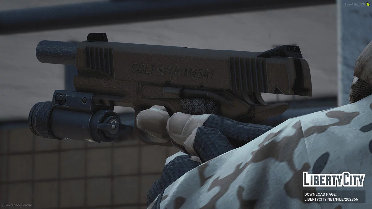 [RoN] Colt M45A1 CQBP (FiveM + SP) / GTA 5