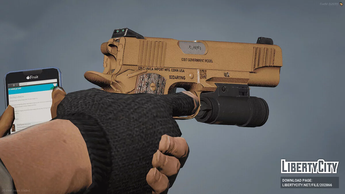 [RoN] Colt M45A1 CQBP (FiveM + SP) / GTA 5
