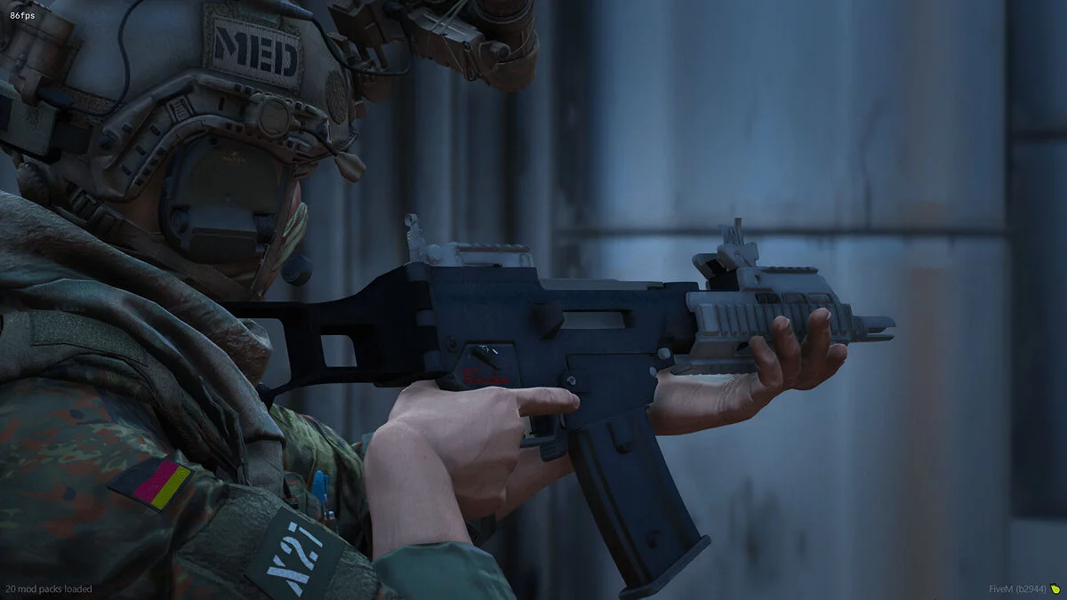 [RoN] G36C without carry handle (FiveM + SP) / GTA 5