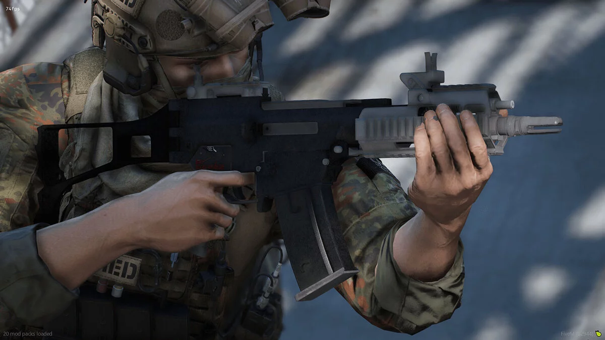 [RoN] G36C without carry handle (FiveM + SP) / GTA 5