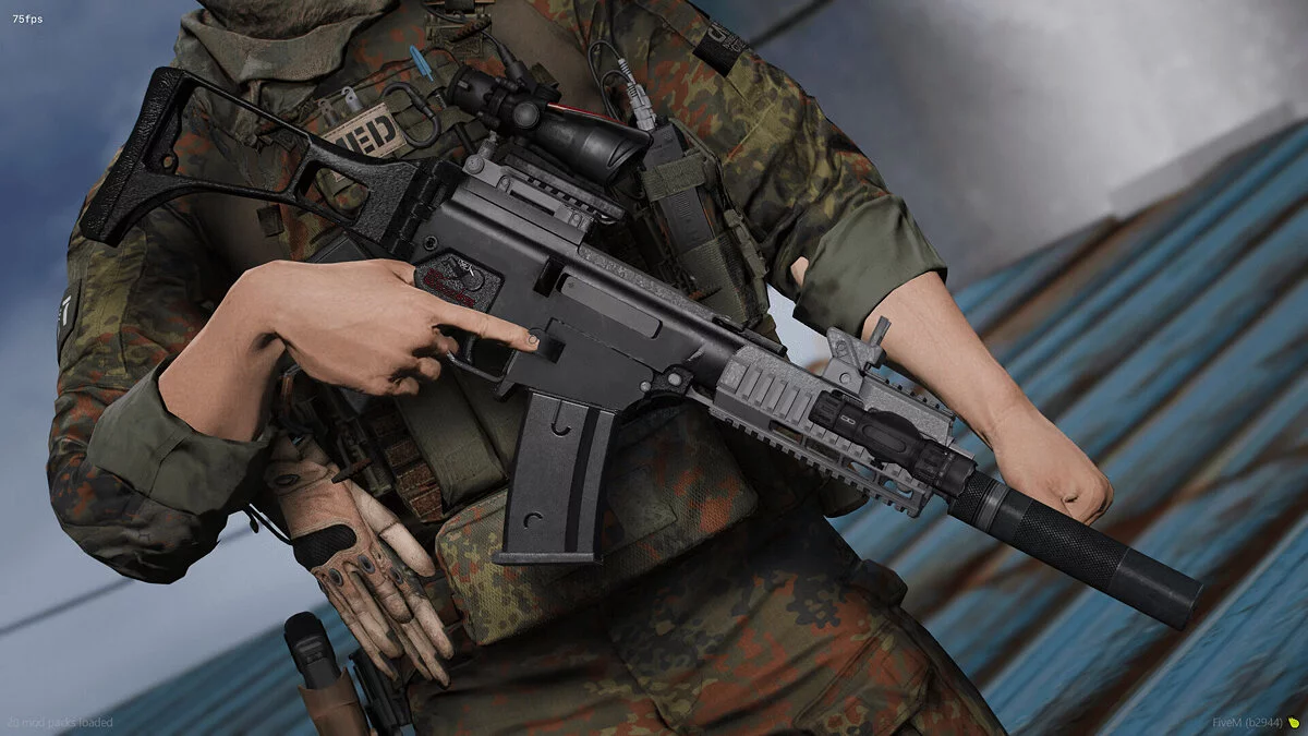 [RoN] G36C without carry handle (FiveM + SP) / GTA 5