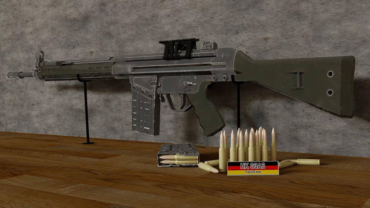 [RoN] G3A3 (2 версии) — FiveM + SP / GTA 5