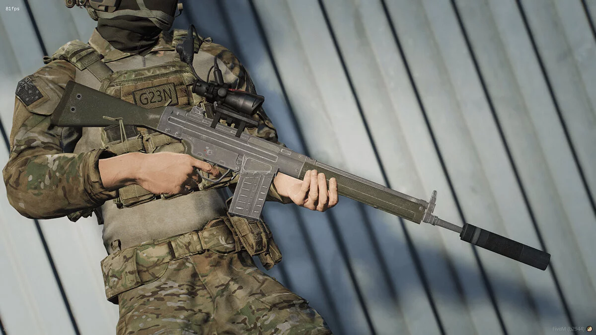 [RoN] G3A3 (2 версии) — FiveM + SP / GTA 5