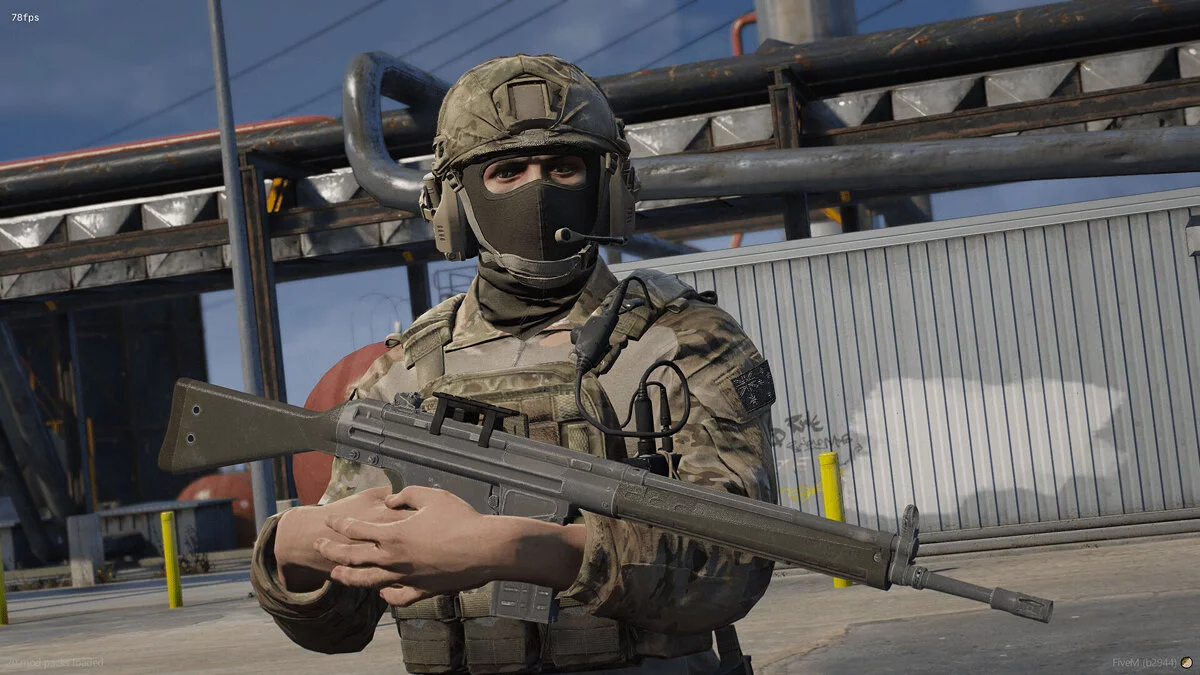 [RoN] G3A3 (2 версии) — FiveM + SP / GTA 5